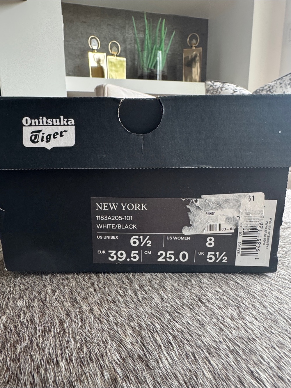 Onitsuka Tiger Sneakers in White, Black & Beige - Picture 7 of 7